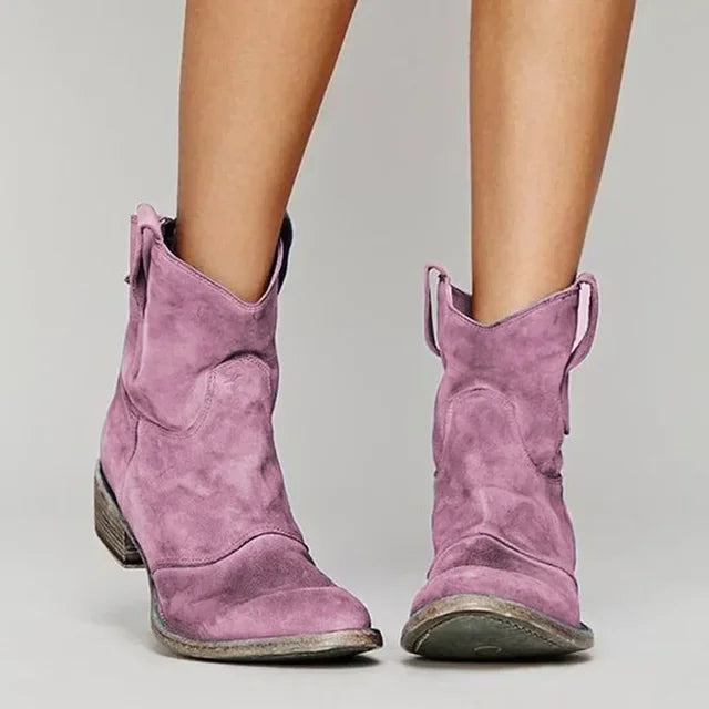 Destiny – Vintage Western Ankle Boots