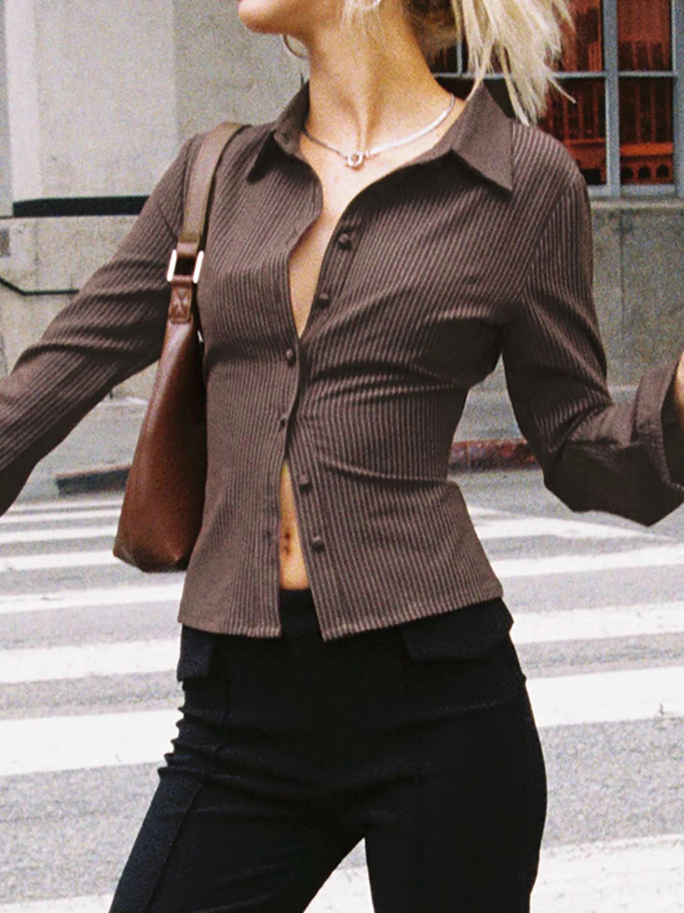 Veronica - Retro-Style Button-Up Blouse