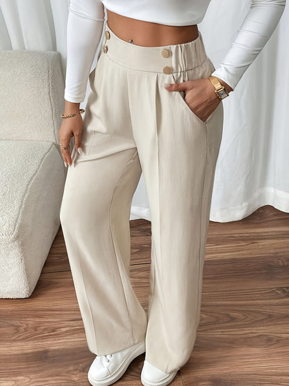 Sienna - High-Waisted Wide Leg Pants
