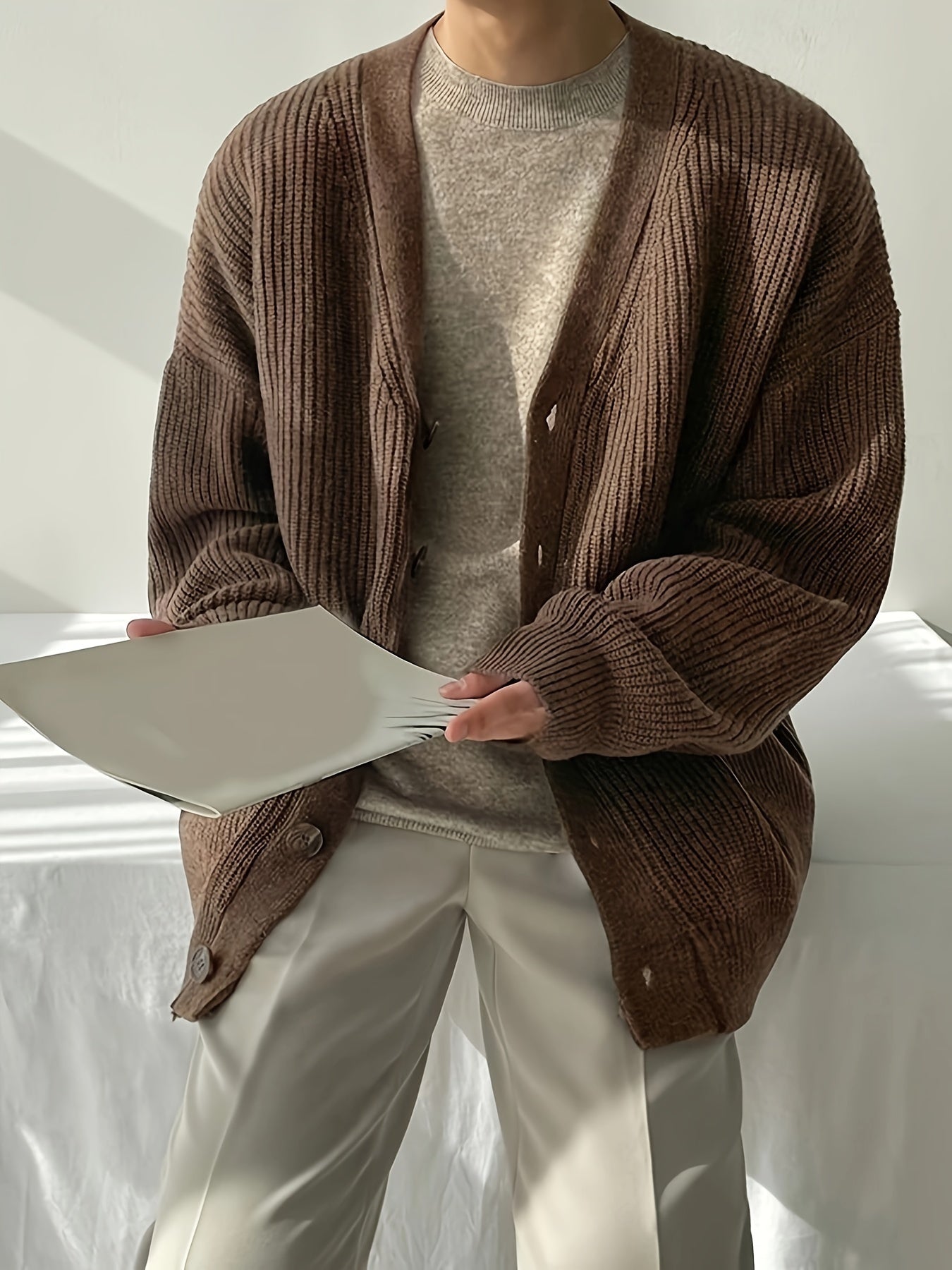 Oliver - Relaxed Knit Cardigan