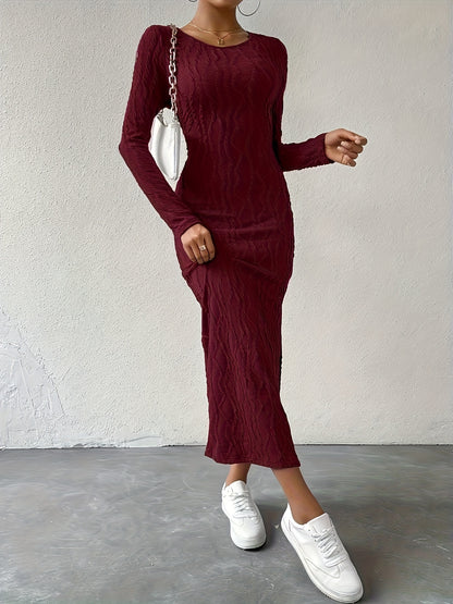 Elise - Split Hem Bodycon Dress