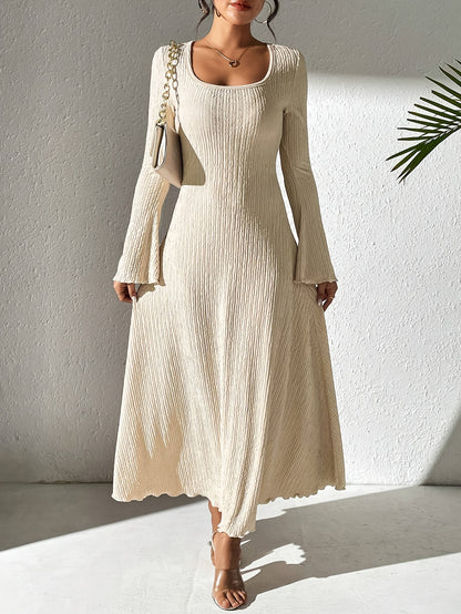 Alina - Pleated Knit Dress