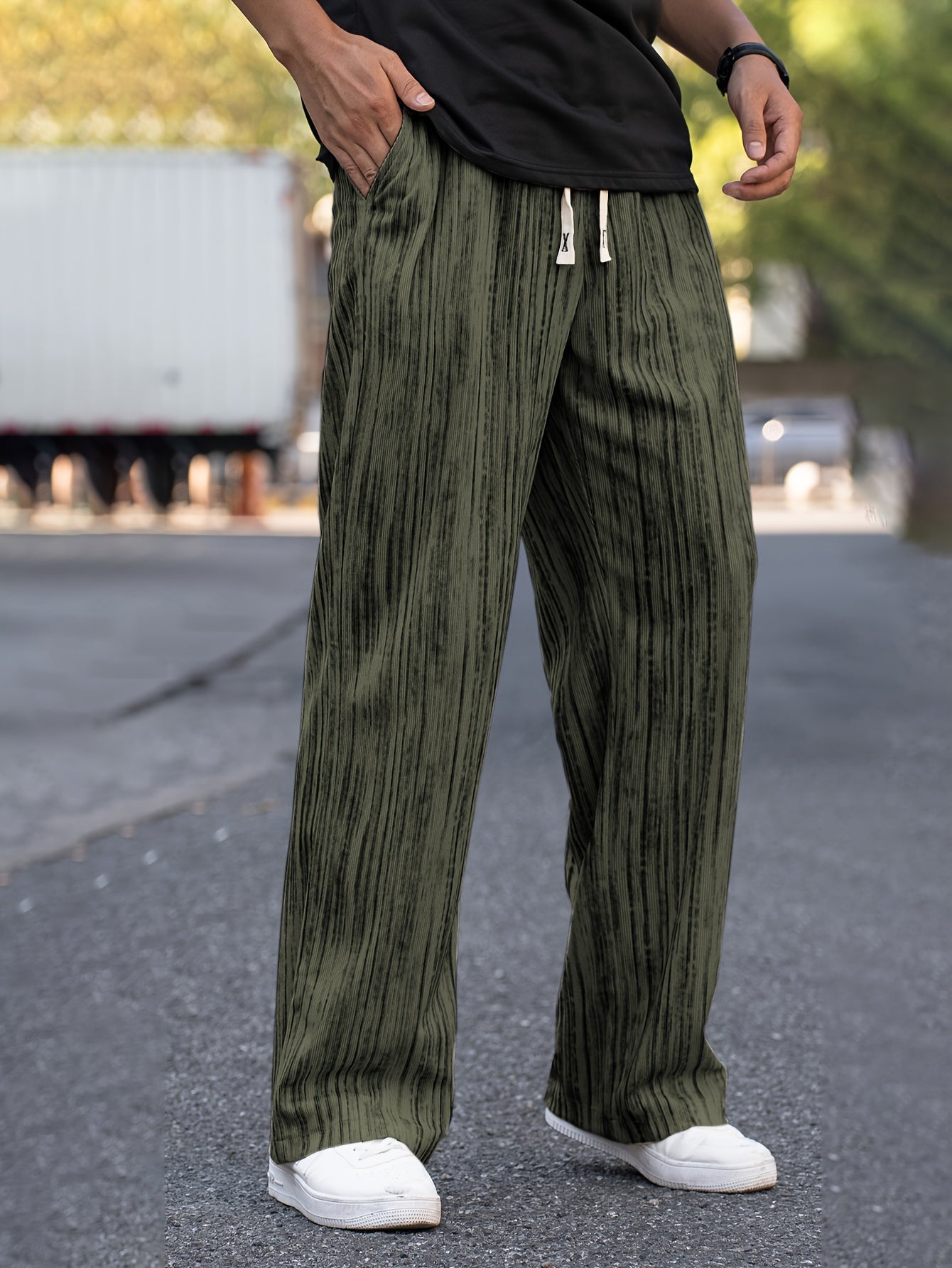 Noah - Striped Knit Pants