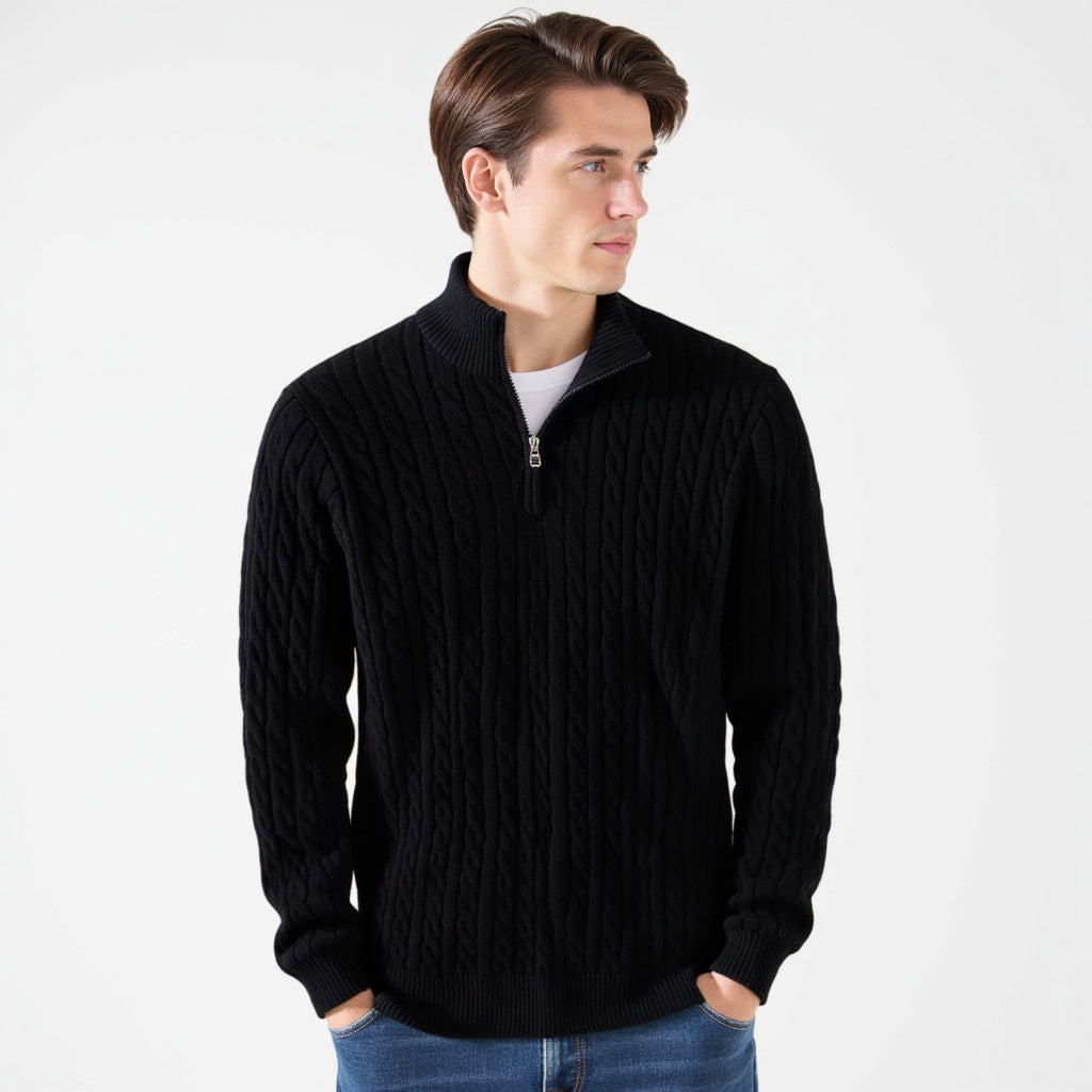 Giovanni - Luxe Knit Zip Sweater