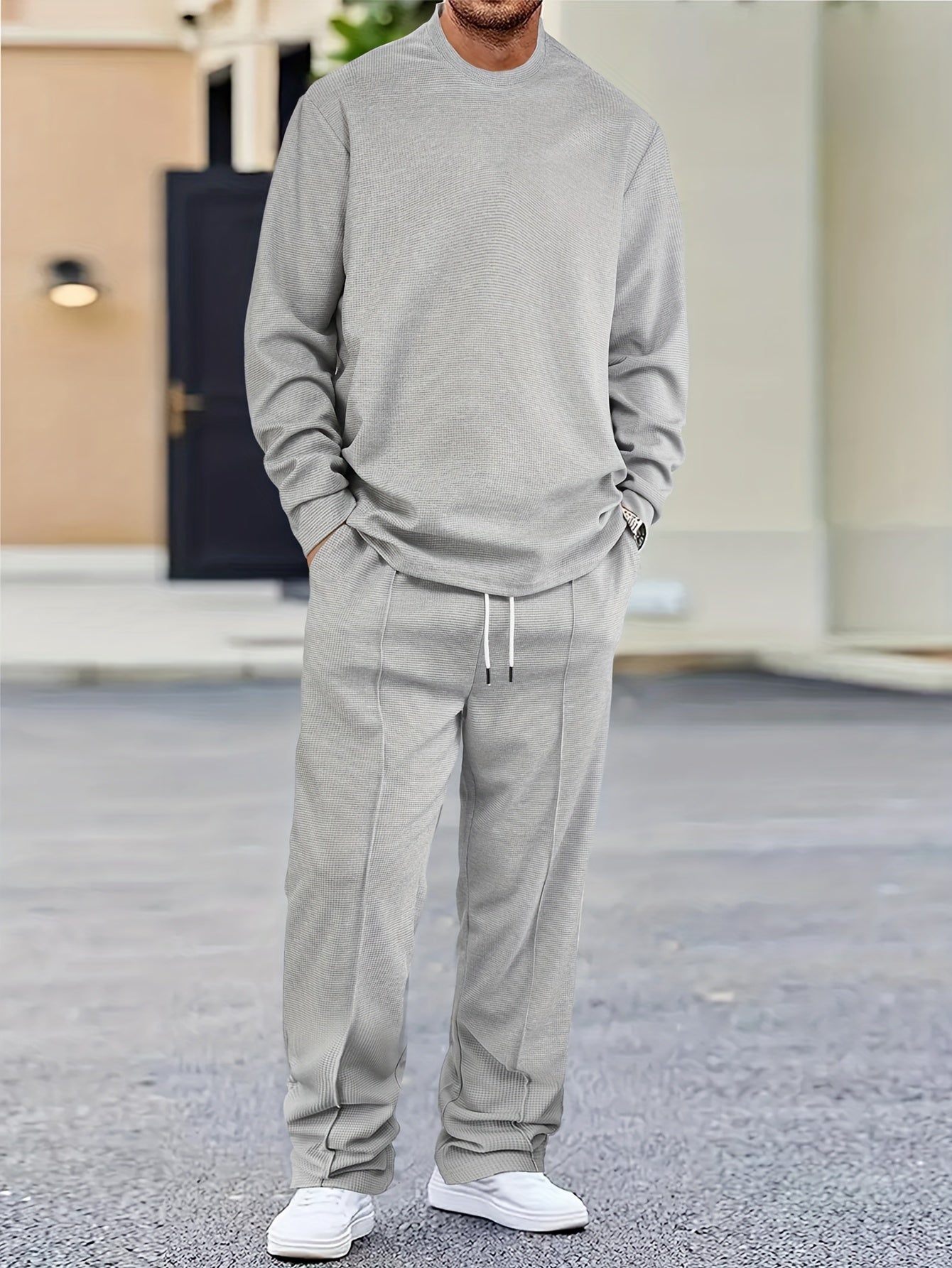 Elian - Waffle Knit Lounge Set