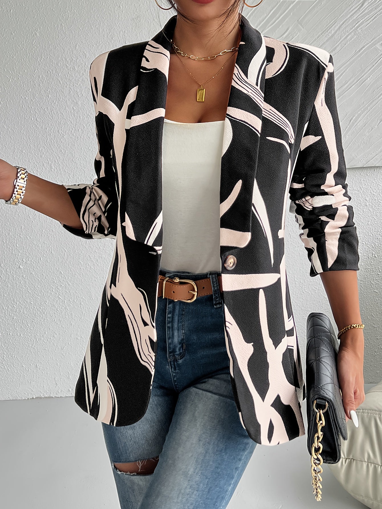 Isla - Printed Blazer