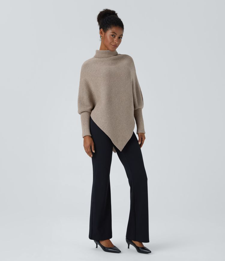 Selene - Asymmetrical Turtleneck Sweater