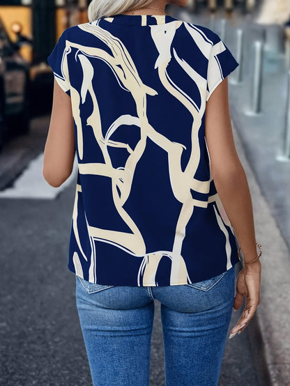 Aria - Geometric Blouse