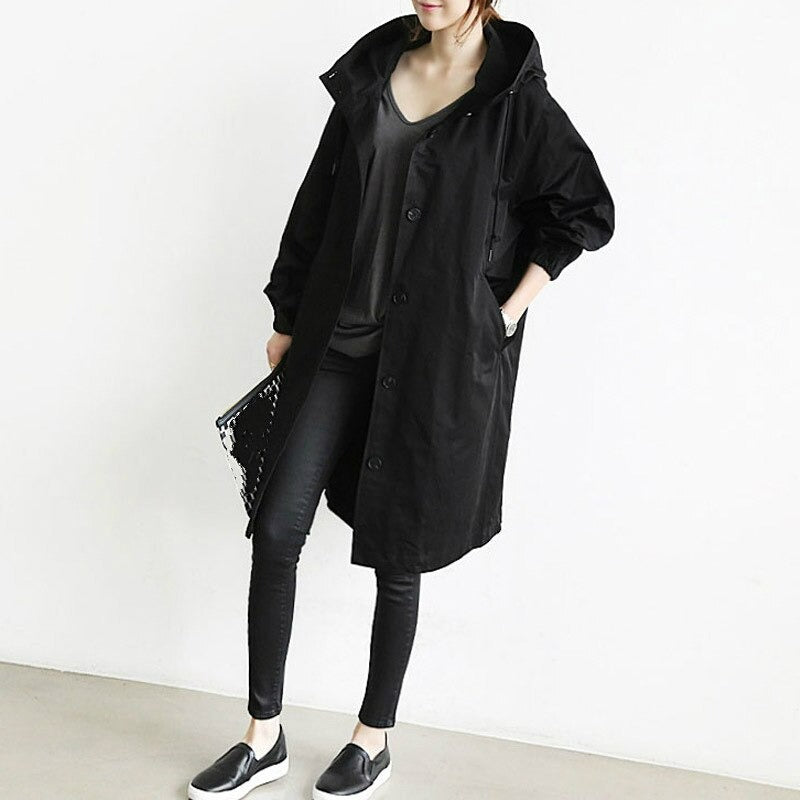 Quinn – Classic Water-Resistant Trench Coat
