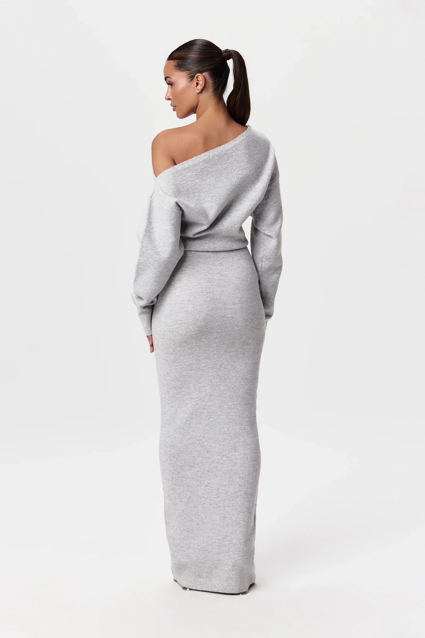 Naomi - Off-Shoulder Sweater Dress
