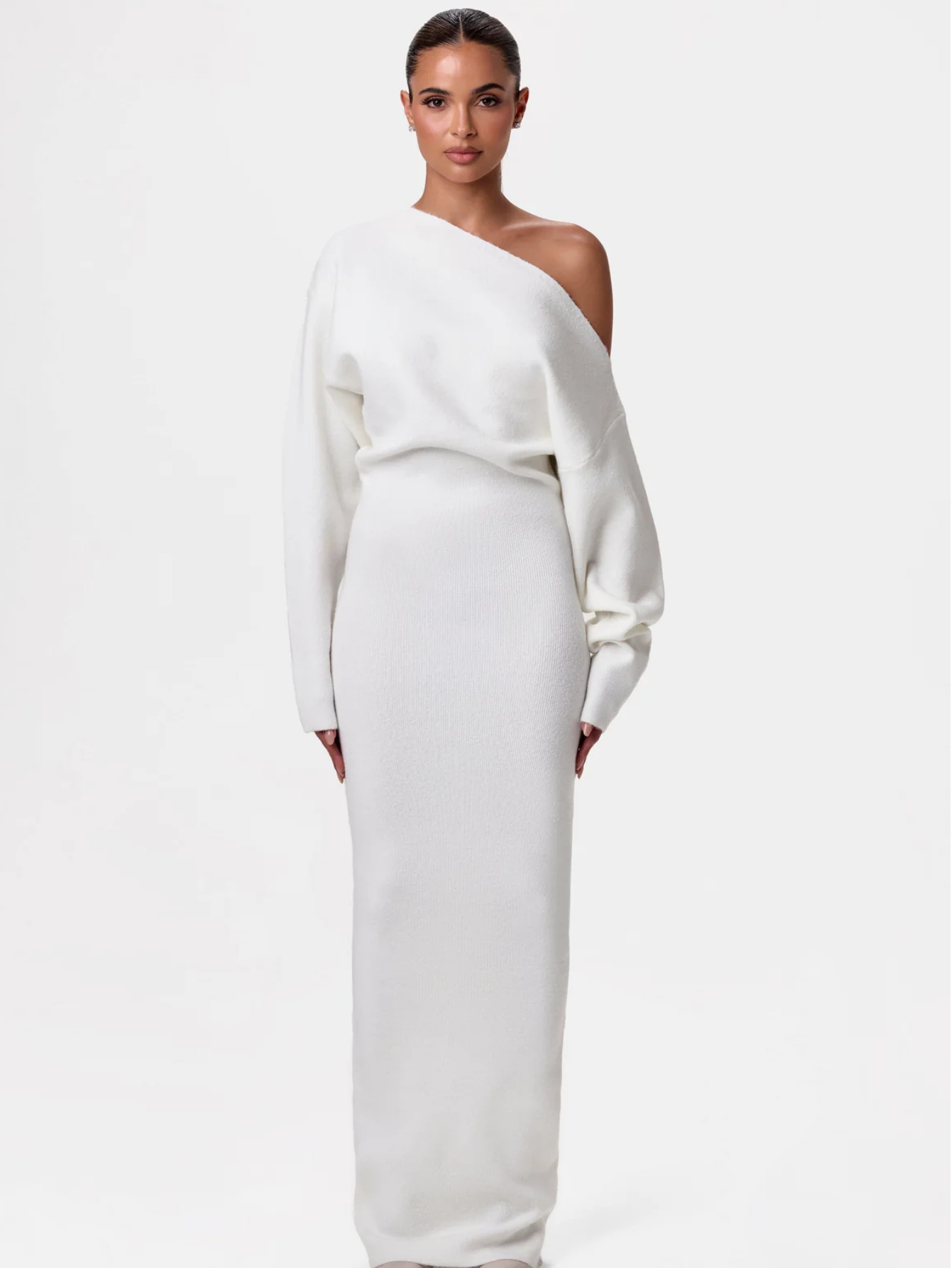 Naomi - Off-Shoulder Sweater Dress