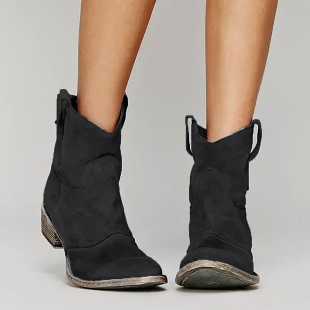 Destiny – Vintage Western Ankle Boots