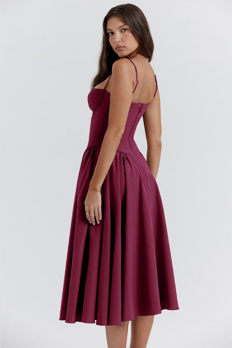 Alara - Corset Midi Dress