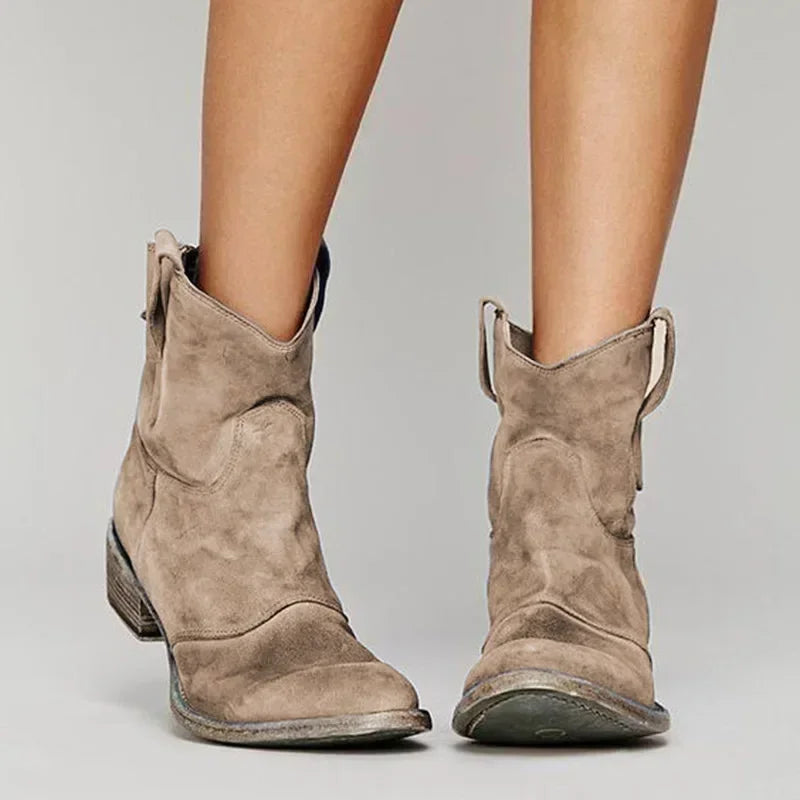 Destiny – Vintage Western Ankle Boots