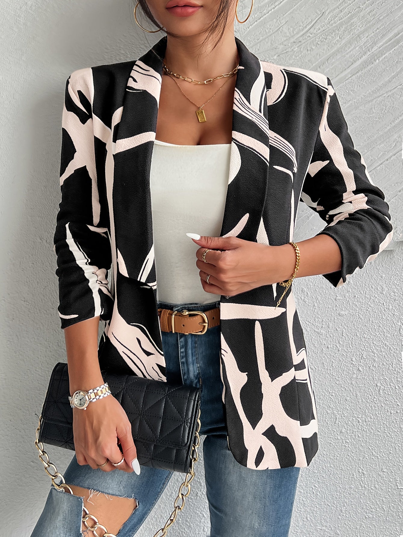Isla - Printed Blazer