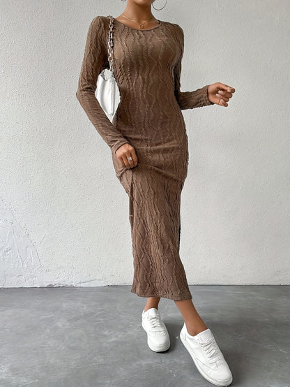 Elise - Split Hem Bodycon Dress