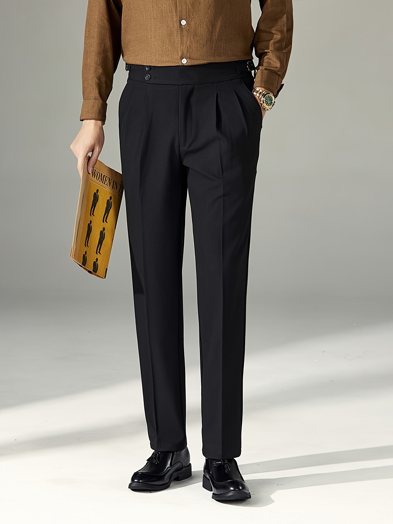 Milan - Classic Pleated Trousers