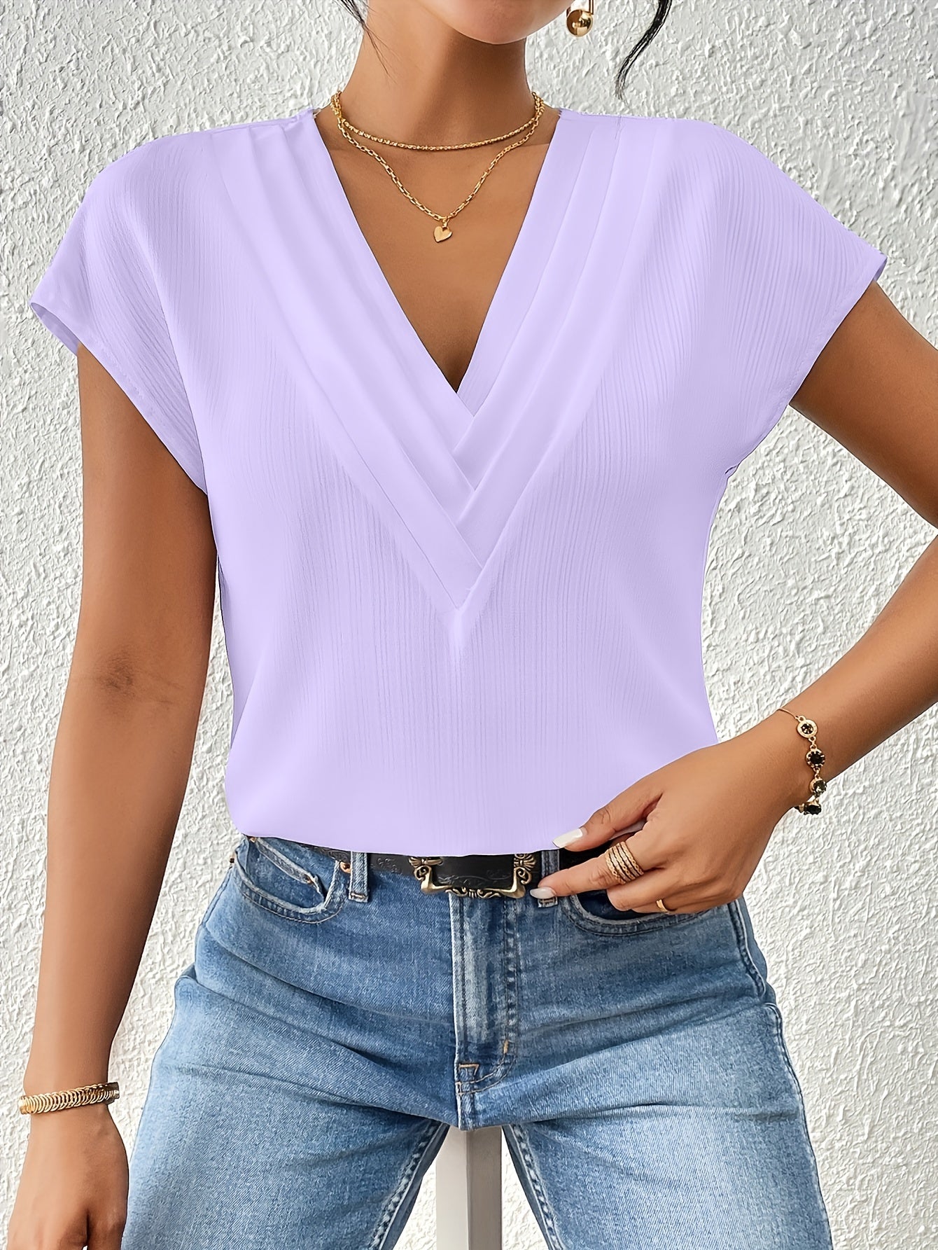 Sophia - V-Neck Blouse