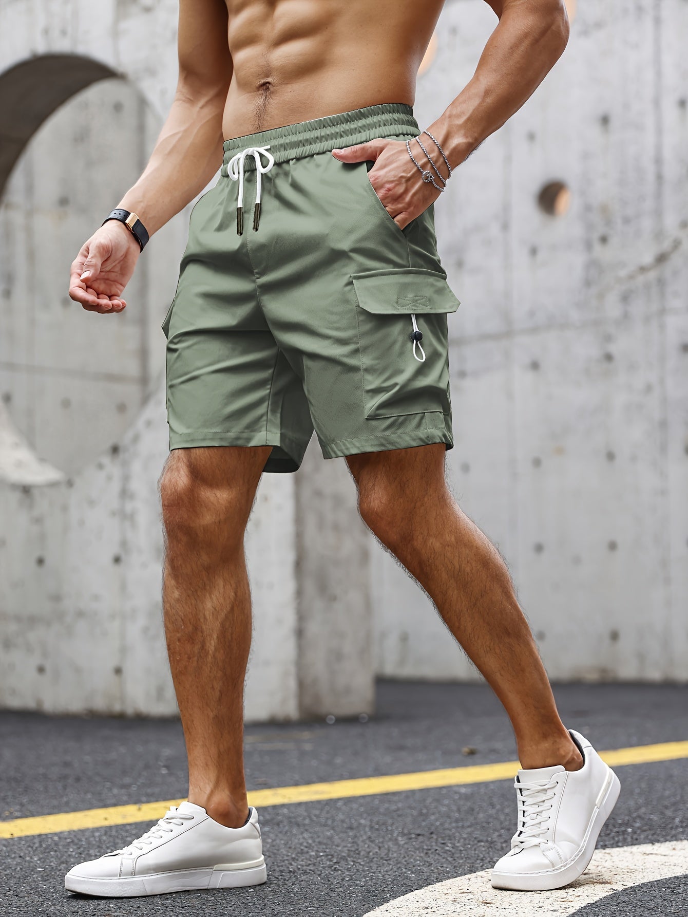 Mason - Cargo Shorts with Side Pockets