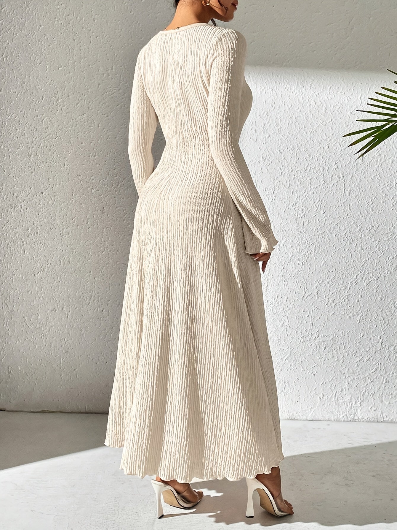 Alina - Pleated Knit Dress