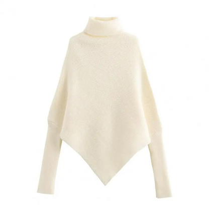 Selene - Asymmetrical Turtleneck Sweater