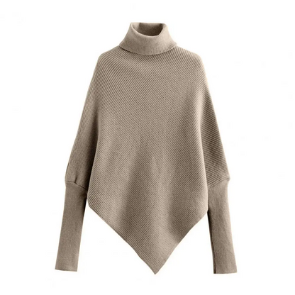 Selene - Asymmetrical Turtleneck Sweater