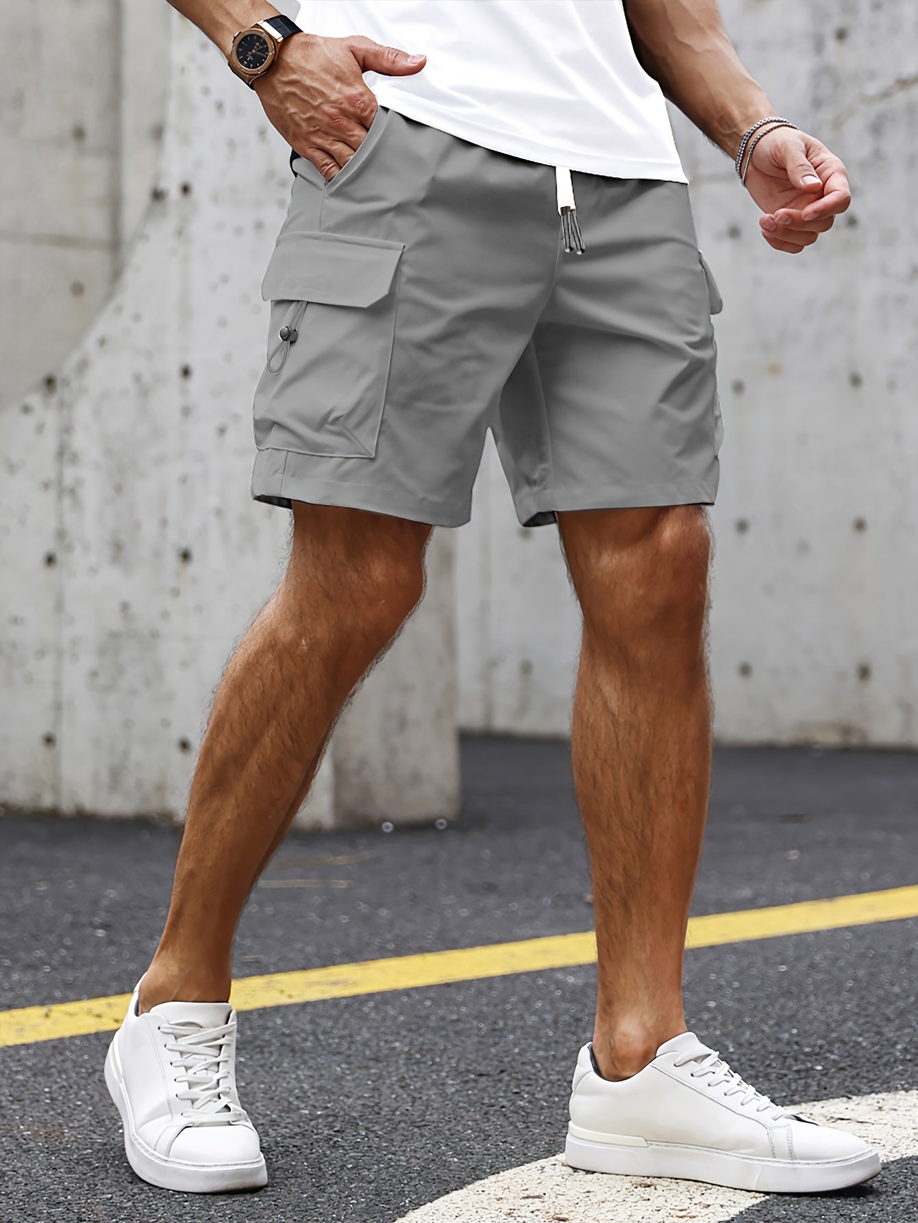 Mason - Cargo Shorts with Side Pockets