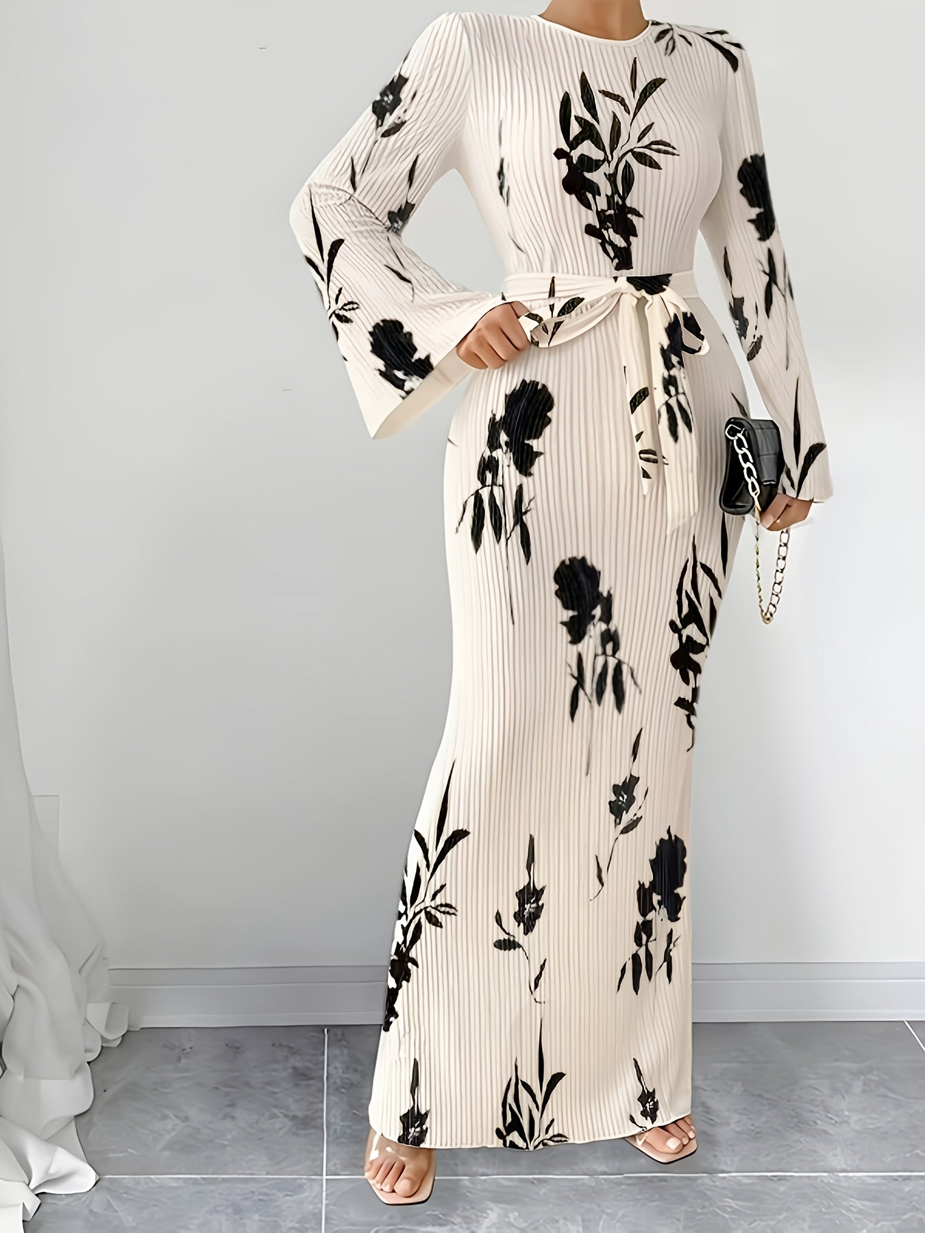 Diana - Belted Maxi Dress