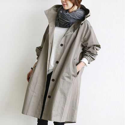 Quinn – Classic Water-Resistant Trench Coat