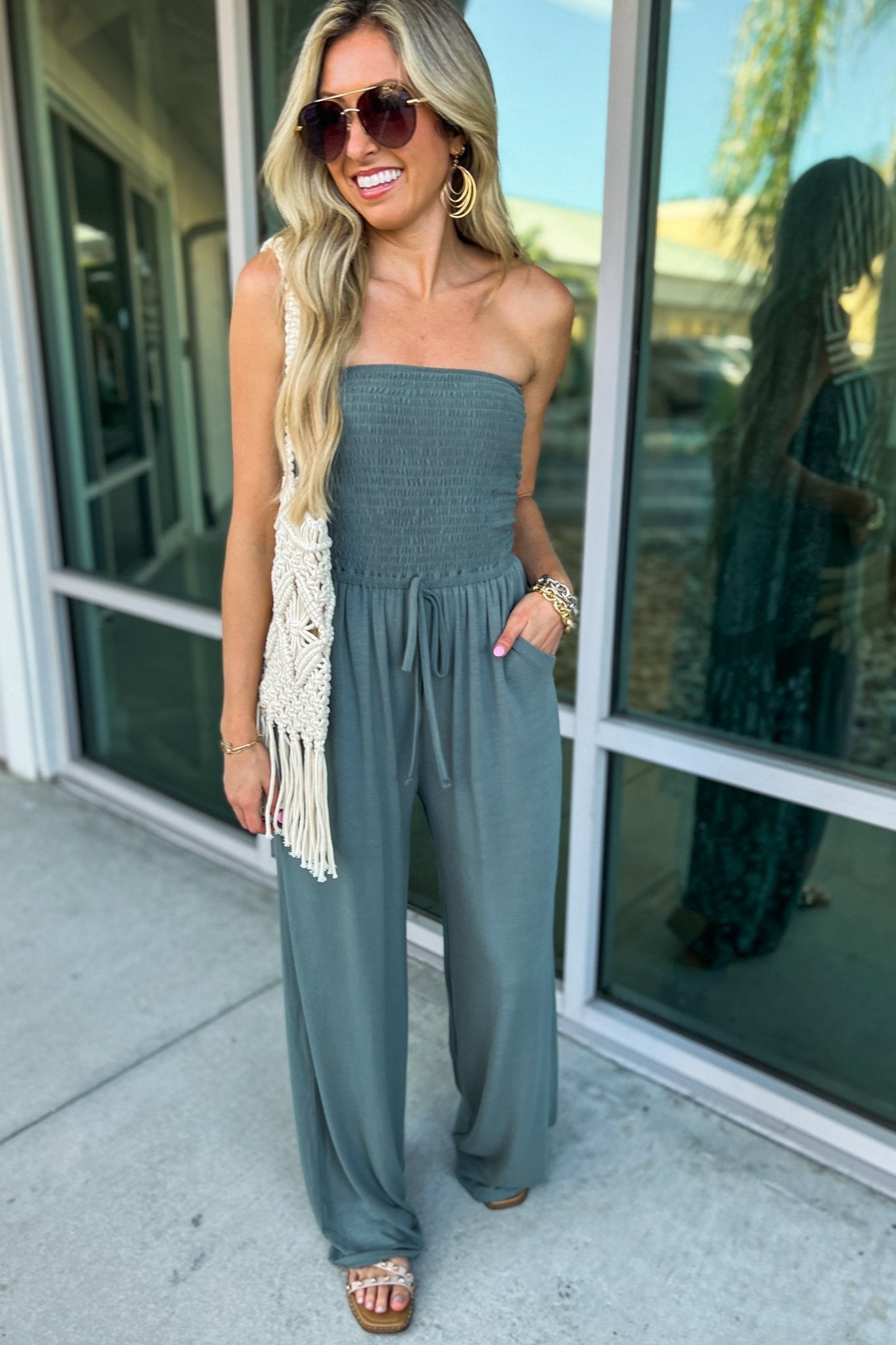 Lena - Trendy Off-Shoulder Jumpsuit
