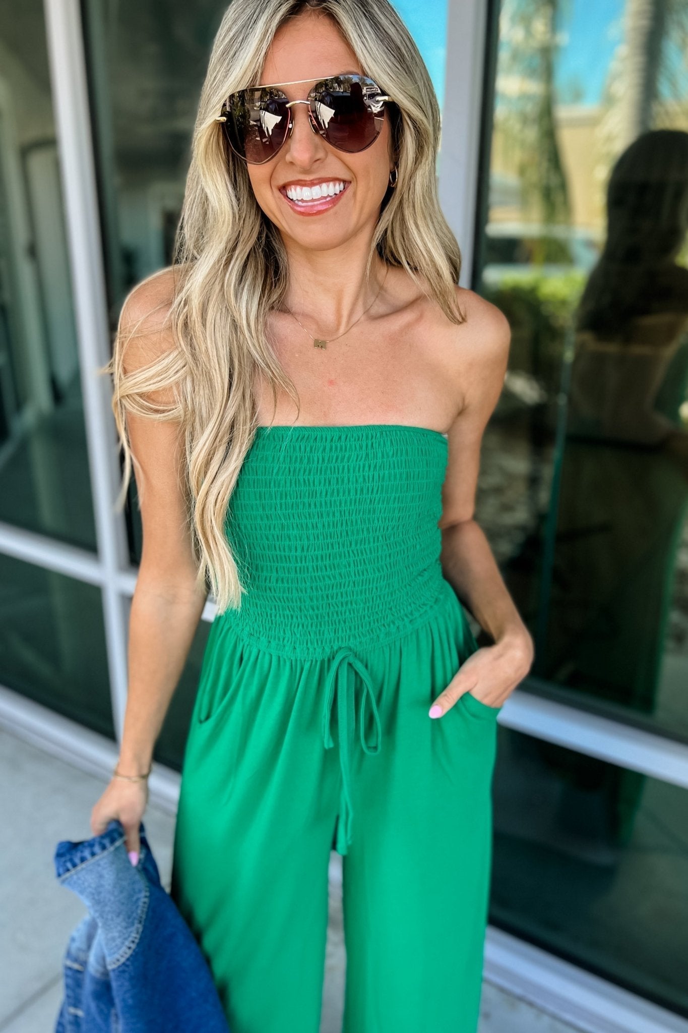 Lena - Trendy Off-Shoulder Jumpsuit