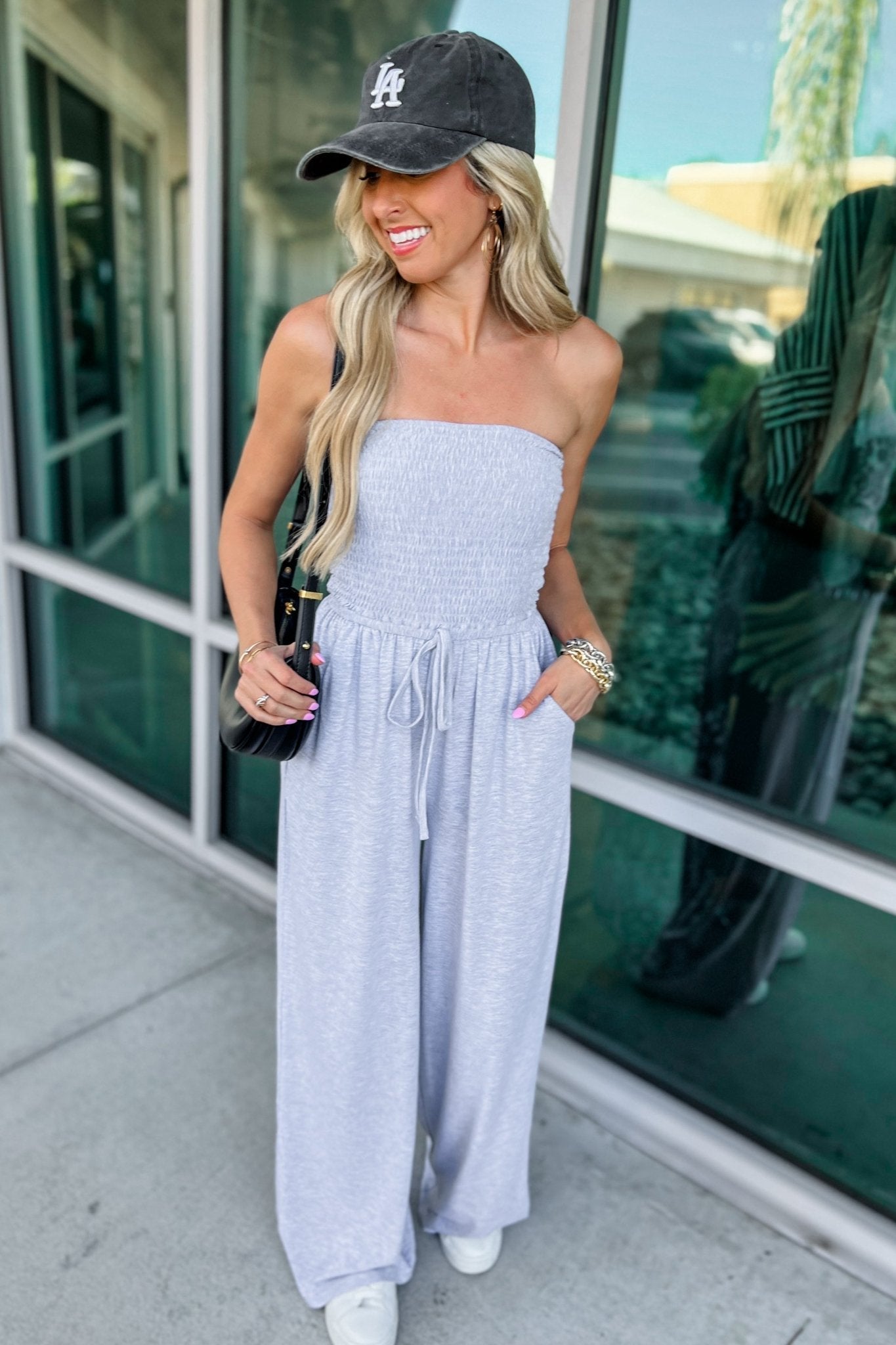 Lena - Trendy Off-Shoulder Jumpsuit