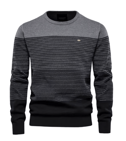 Damian -  Striped Knit Sweater